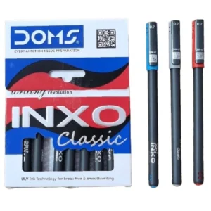 Doms Inxo Classic Ballpoint Pen| The Writing Revolution| ULV Ink Technology For Break Free & Smooth Writing| Ink Colour