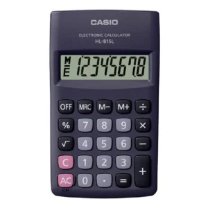 Casio HL-815L. Portable Calculator.