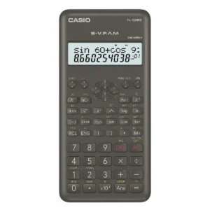 Casio FX-82MS 2nd. Gen Non-Programmable Scientific Calculator, 240 Functions and 2-line Display.