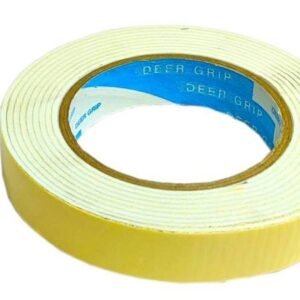 DEER GRIP Self Adhesive Double Sided Eva Foam Tape 12mm X 5 mtrs [SET OF 2]