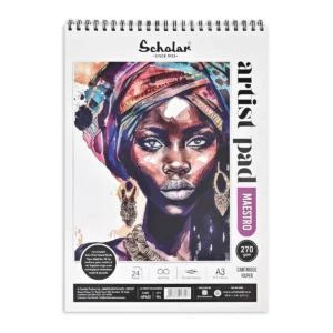 Scholar 270 GSM Artist Pad - Meastro (Wire Bound, 24 Sheets) (A3)
