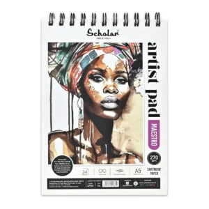 Scholar 270 GSM Artist Pad - Meastro (Wire Bound, 24 Sheets) (A5)