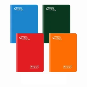 NEELGAGAN Ledger Pocket Size (No. 000, 320 PAGES), (9.5 x 12.5cm) Soft Cover Plastic (PVC)