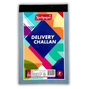 NEELGAGAN Delivery Challan, No.1 Triplicate 100 Printed + 50 Plain (3 Pages 1 Set) with Carbon (10.0 cm x 17.0 cm)