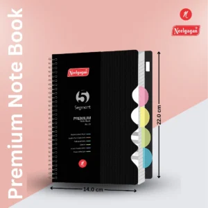 NEELGAGAN Premium Notebook No.01, Five Subject, 300 Pages, (14cm X 22cm)